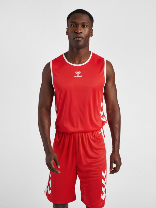 hmlCORE XK BASKET JERSEY, TRUE RED, model