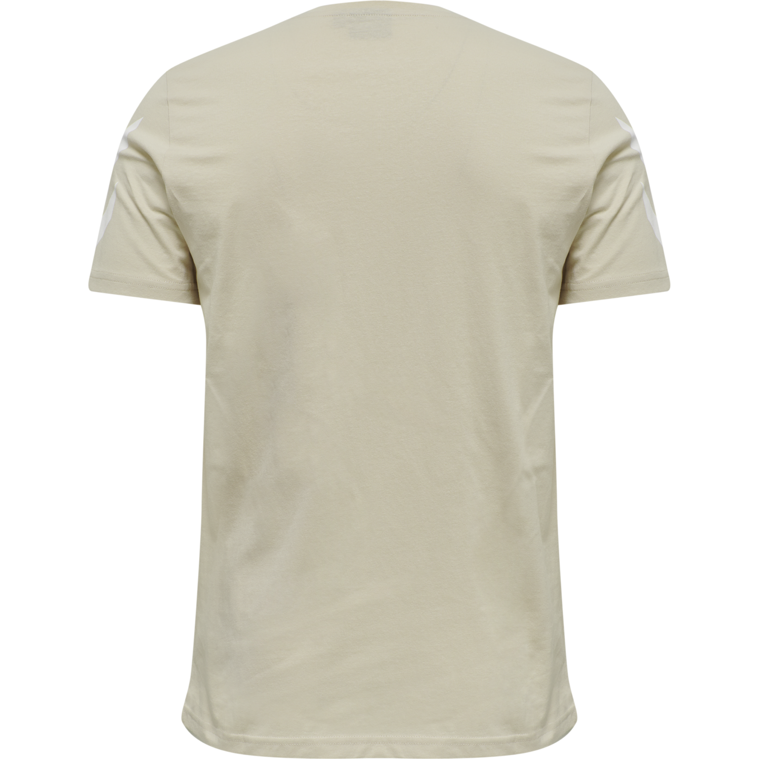 hmlLEGACY CHEVRON T-SHIRT, PUMICE STONE, packshot