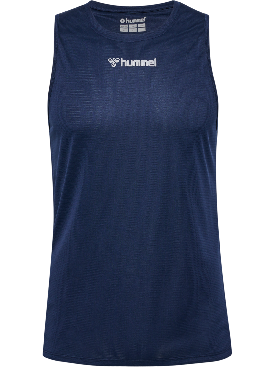 hmlRUN SINGLET S/L, BLACK IRIS, packshot