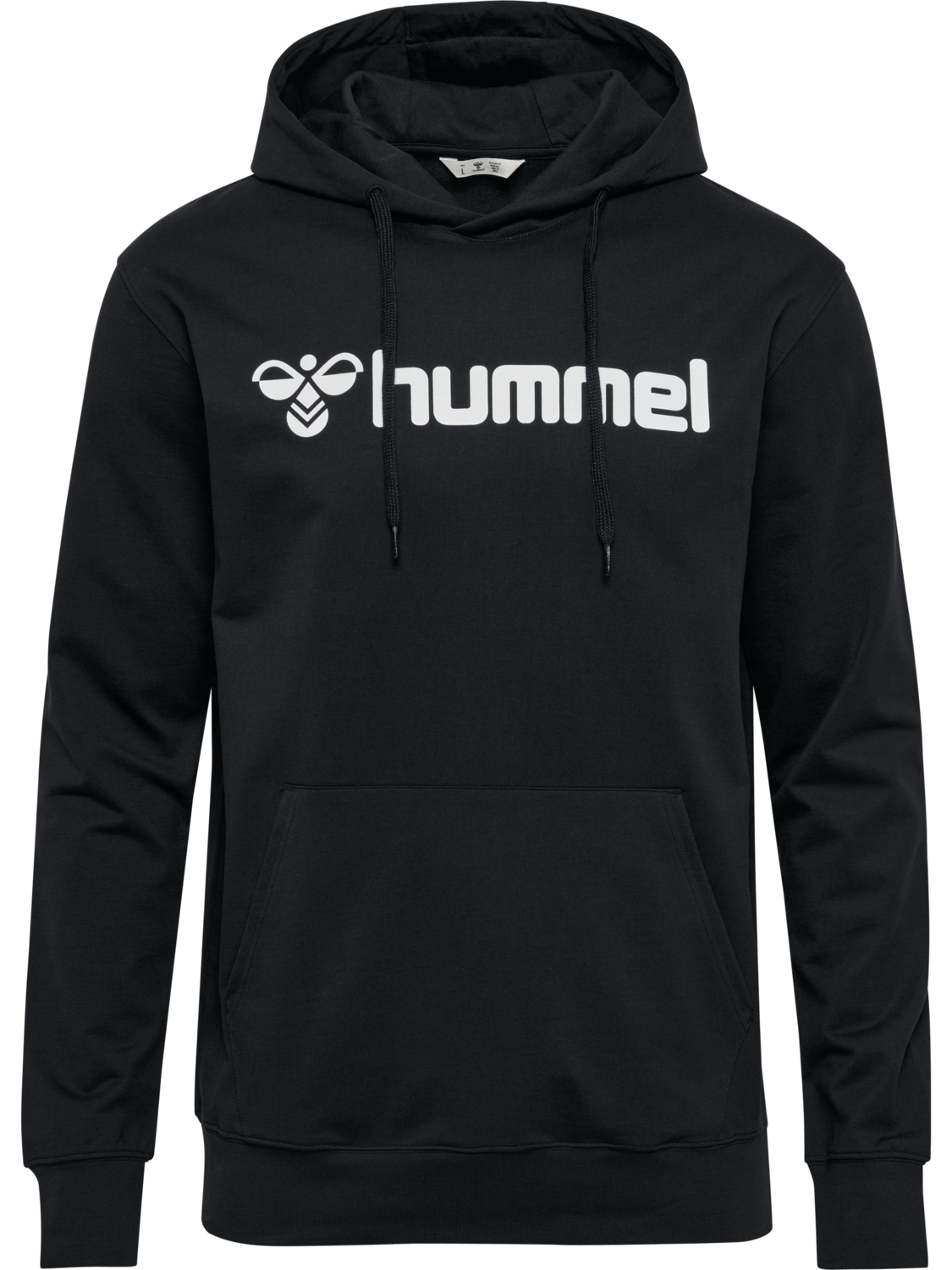 hmlGO 2.0 LOGO HOODIE, BLACK, packshot