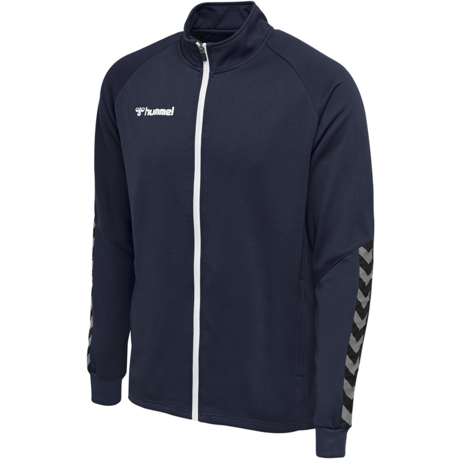 hmlAUTHENTIC POLY ZIP JACKET, MARINE, packshot