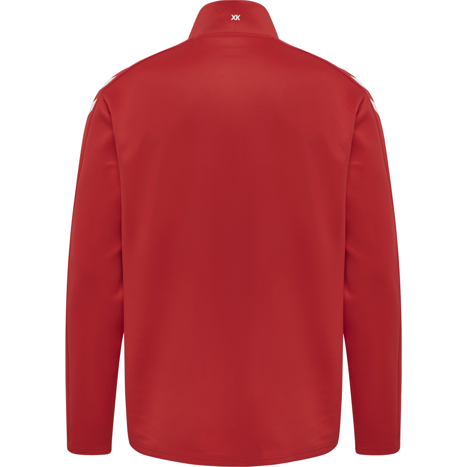 hmlCORE XK POLY ZIP SWEAT, TRUE RED, packshot