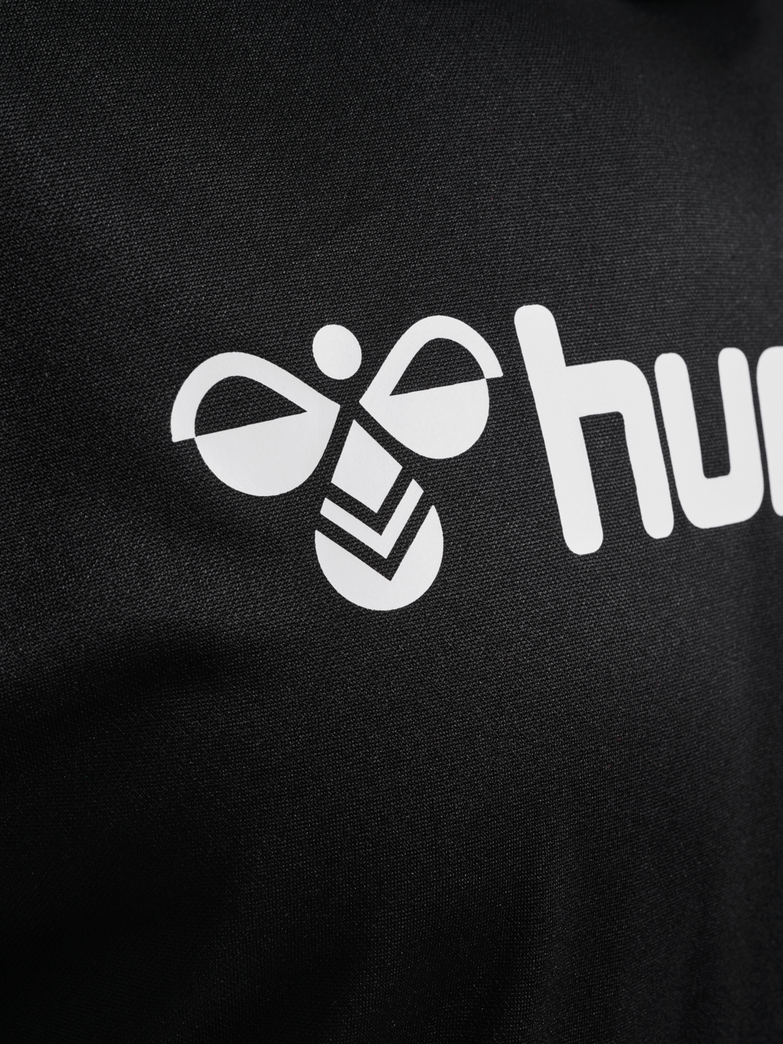 hmlLOGO HOODIE, BLACK, packshot