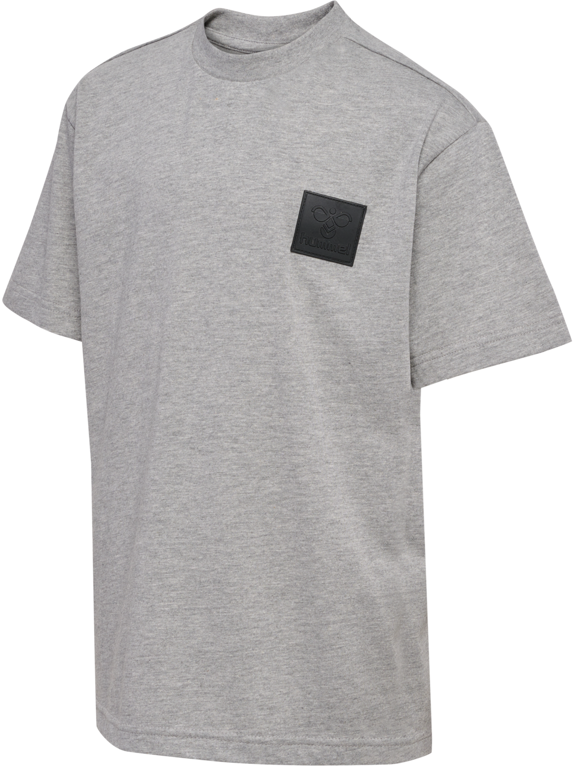 hmlCLEAN T-SHIRT S/S, GREY MELANGE, packshot