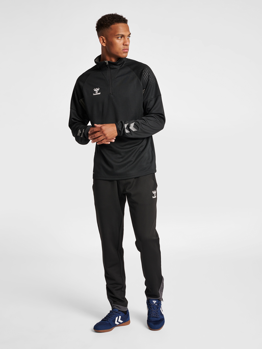 hmlLEAD PRO HALF ZIP, BLACK, model