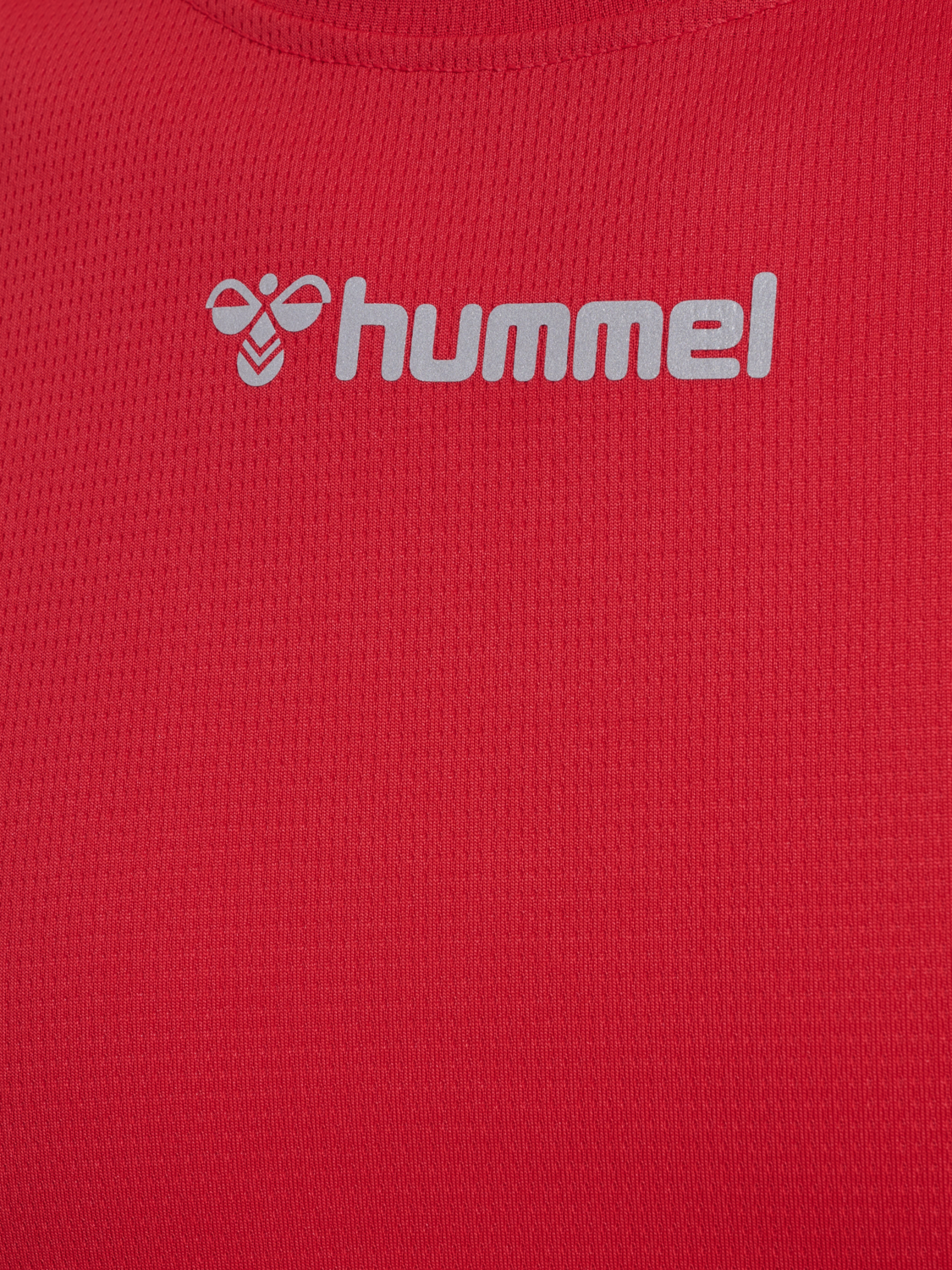 hmlRUN SINGLET S/L, TANGO RED, packshot
