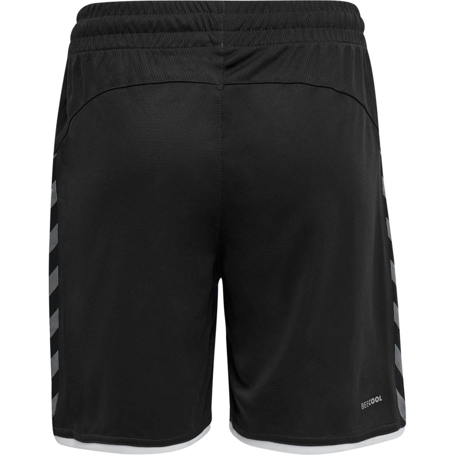 hmlAUTHENTIC KIDS POLY SHORTS, BLACK/WHITE, packshot