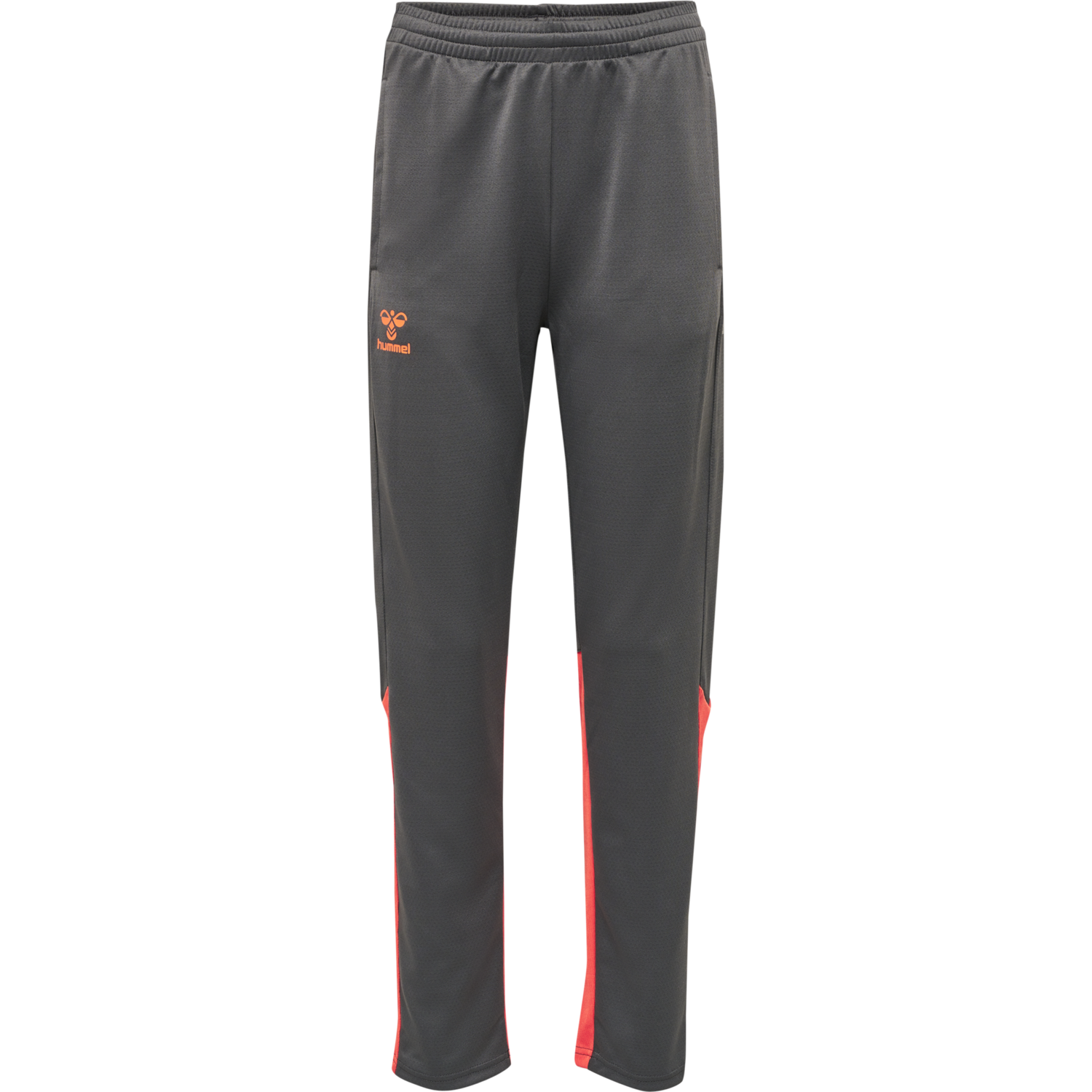 hmlONGRID POLY PANTS WO, FORGED IRON/NASTURIUM, packshot