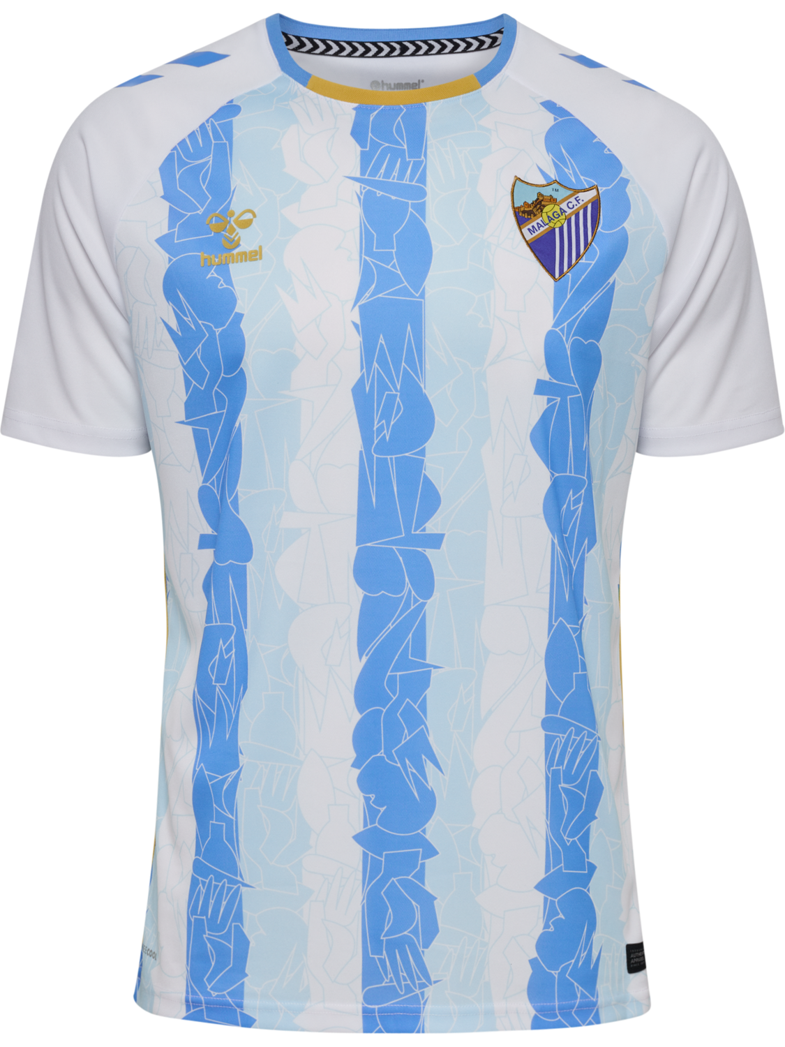 MCF 24/25 CELEBRATION JERSEY S/S, AZURE BLUE UNSPONSORED, packshot