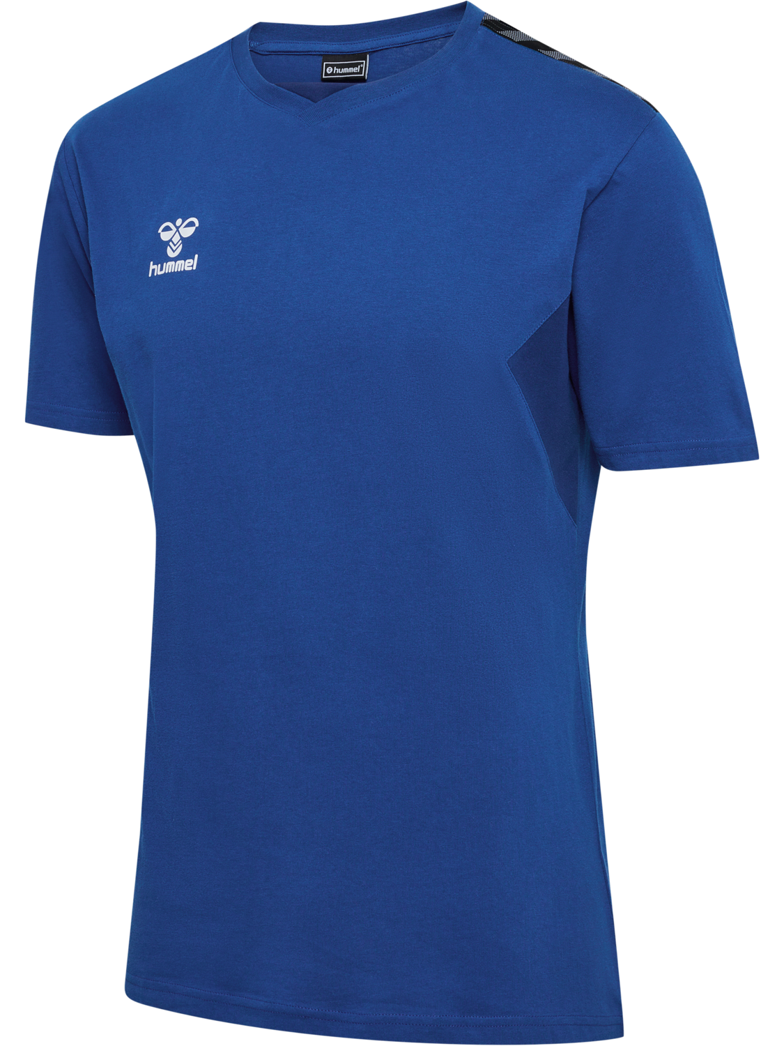 hmlAUTHENTIC CO T-SHIRT S/S, TRUE BLUE, packshot