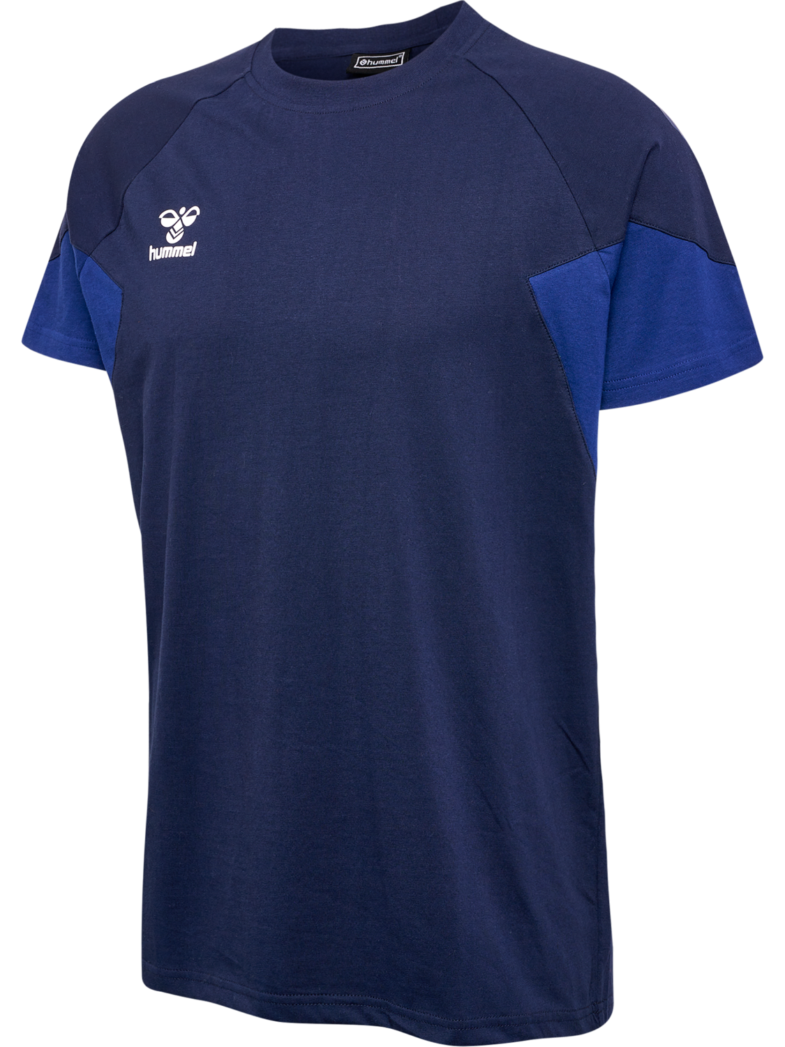 hmlTRAVEL T-SHIRT S/S, MARINE, packshot