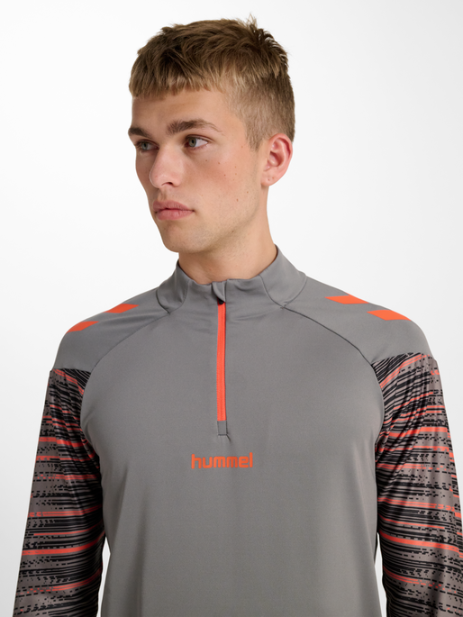 hmlBLAZE PRO TRAINING HALF ZIP, STEEL GRAY, model