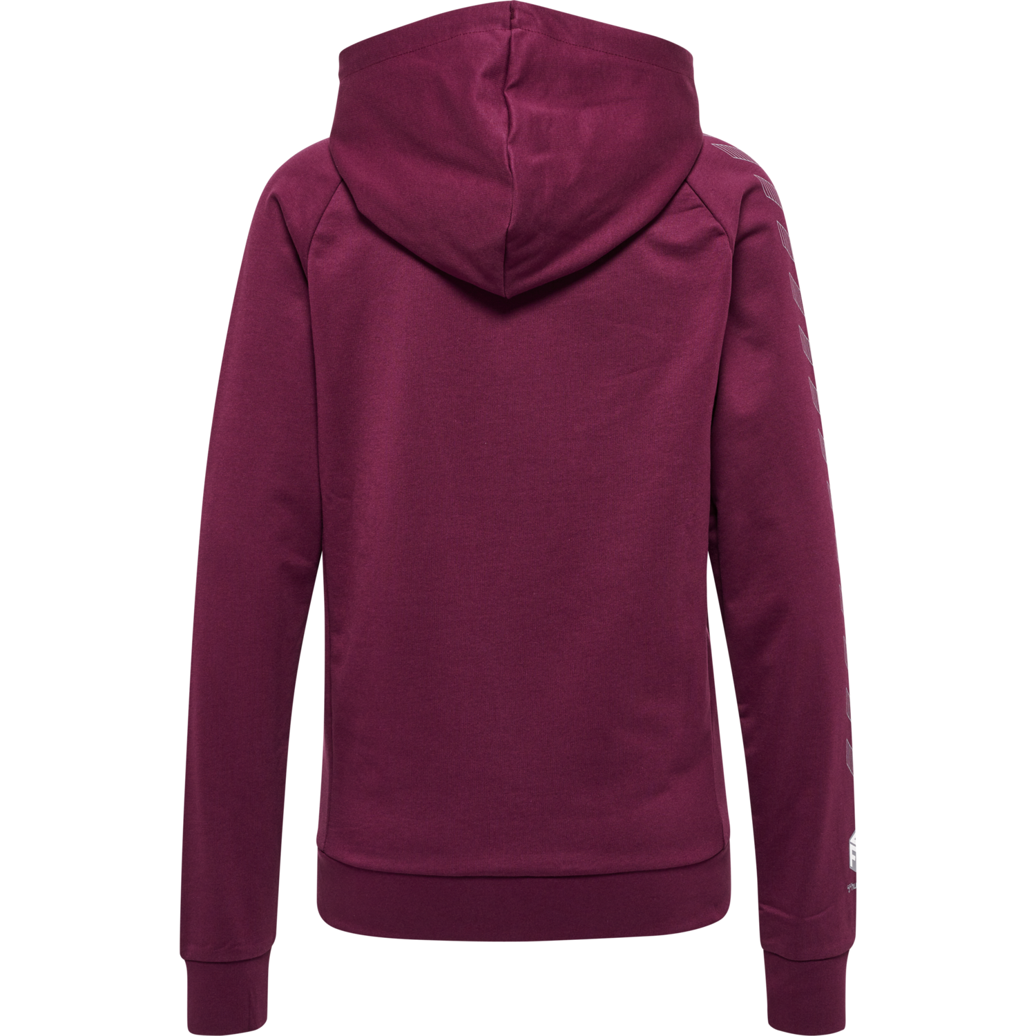 hmlMOVE GRID COTTON ZIP HOODIE WOMA, GRAPE WINE, packshot