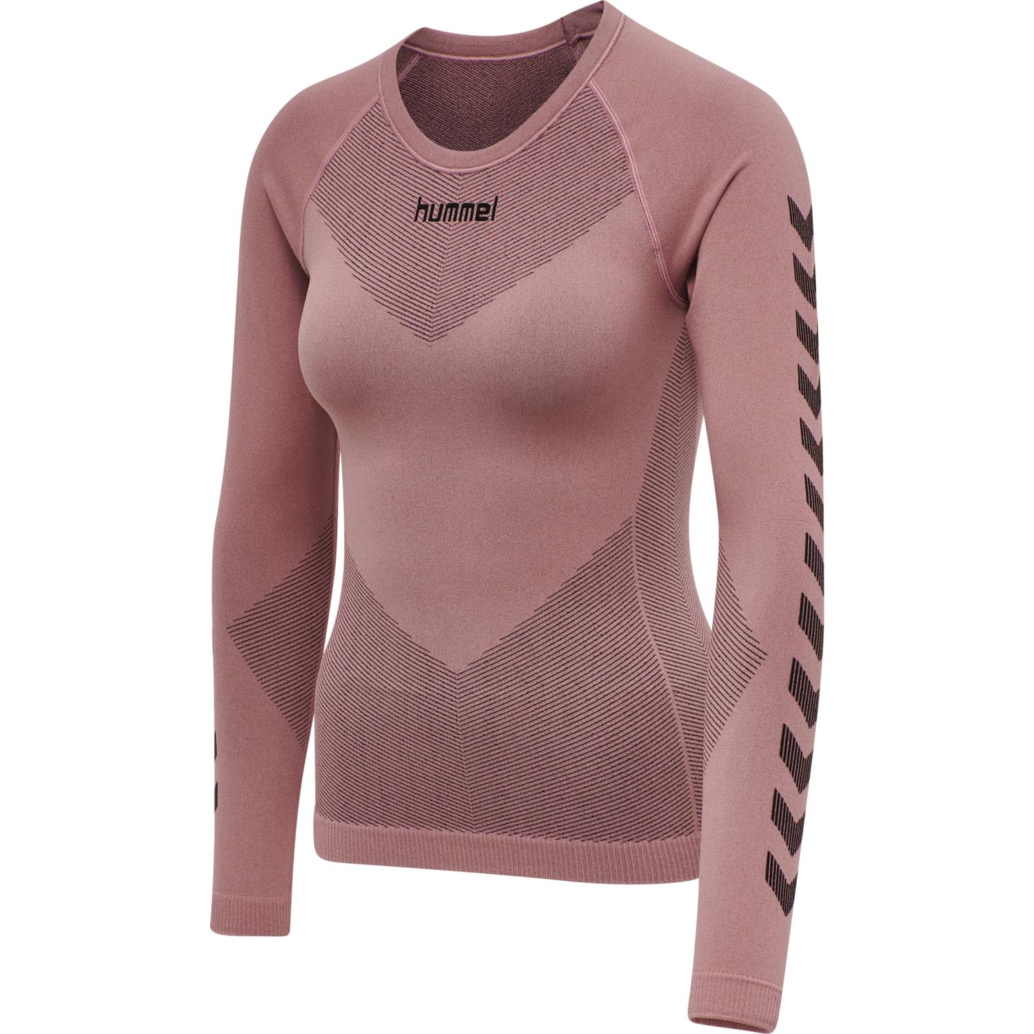 HUMMEL FIRST SEAMLESS JERSEY L/S W, DUSTY ROSE, packshot