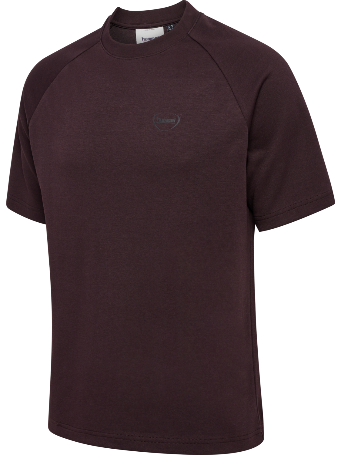 hmlTECH LOOSE TEE, CHOCOLATE PLUM, packshot