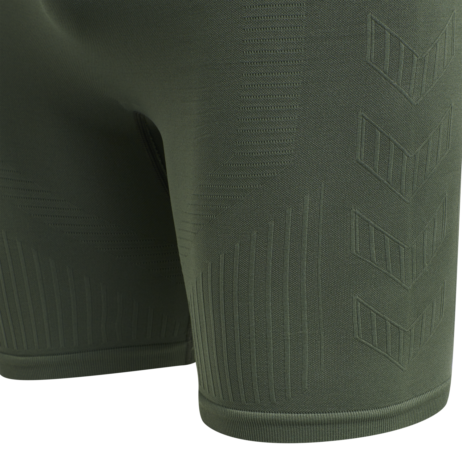 hmlSTROKE SEAMLESS TIGHT SHORTS, THYME, packshot