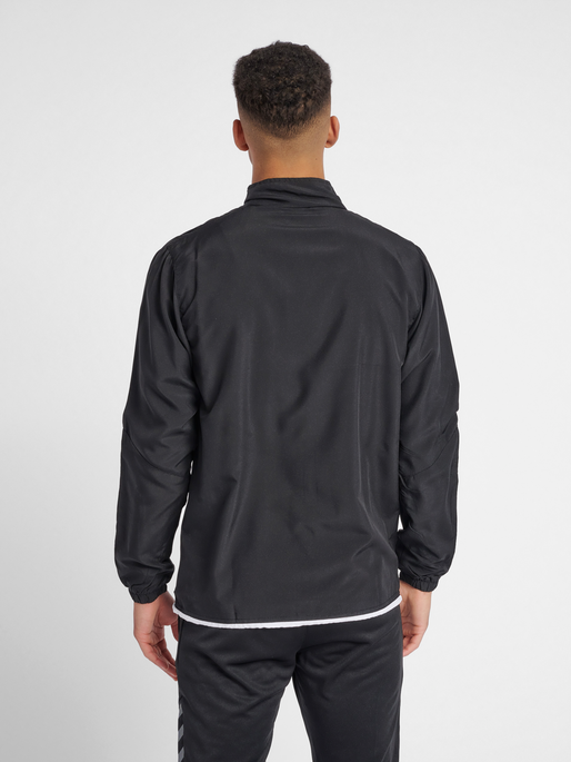 hmlAUTHENTIC MICRO JACKET, BLACK/WHITE, model