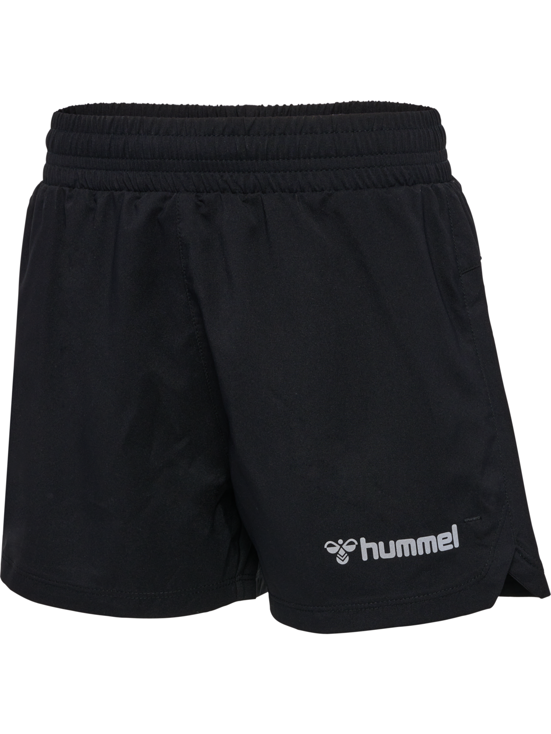 hmlRUN SHORTS KIDS, BLACK, packshot