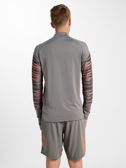 hmlBLAZE PRO TRAINING HALF ZIP, STEEL GRAY, model
