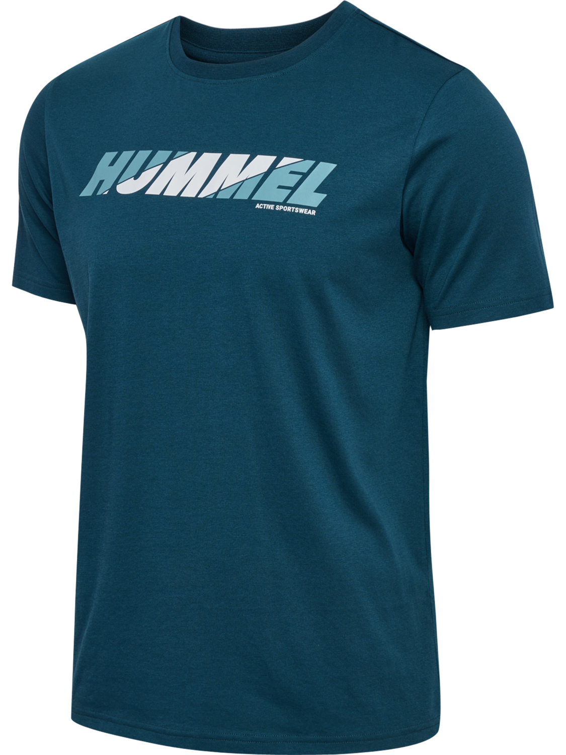 hmlGRAPHIC BOLD LOGO TEE, REFLECTING POND, packshot