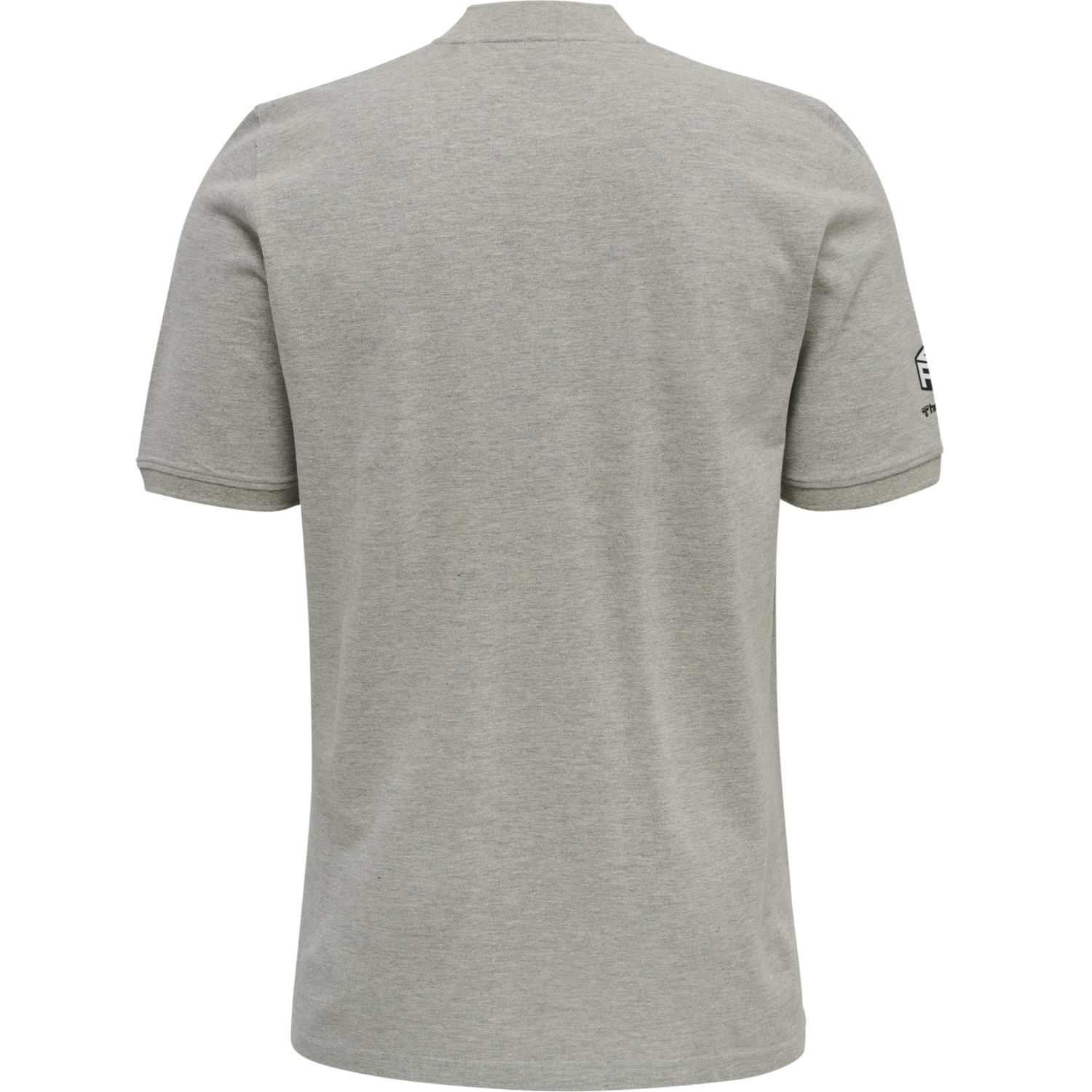 hmlMOVE GRID POLO, GREY MELANGE, packshot