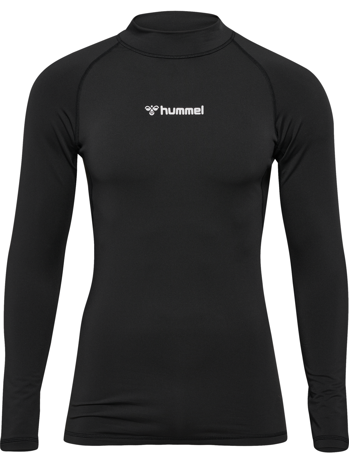 hmlBL WINTER PERFORMANCE TEE L/S, BLACK, packshot