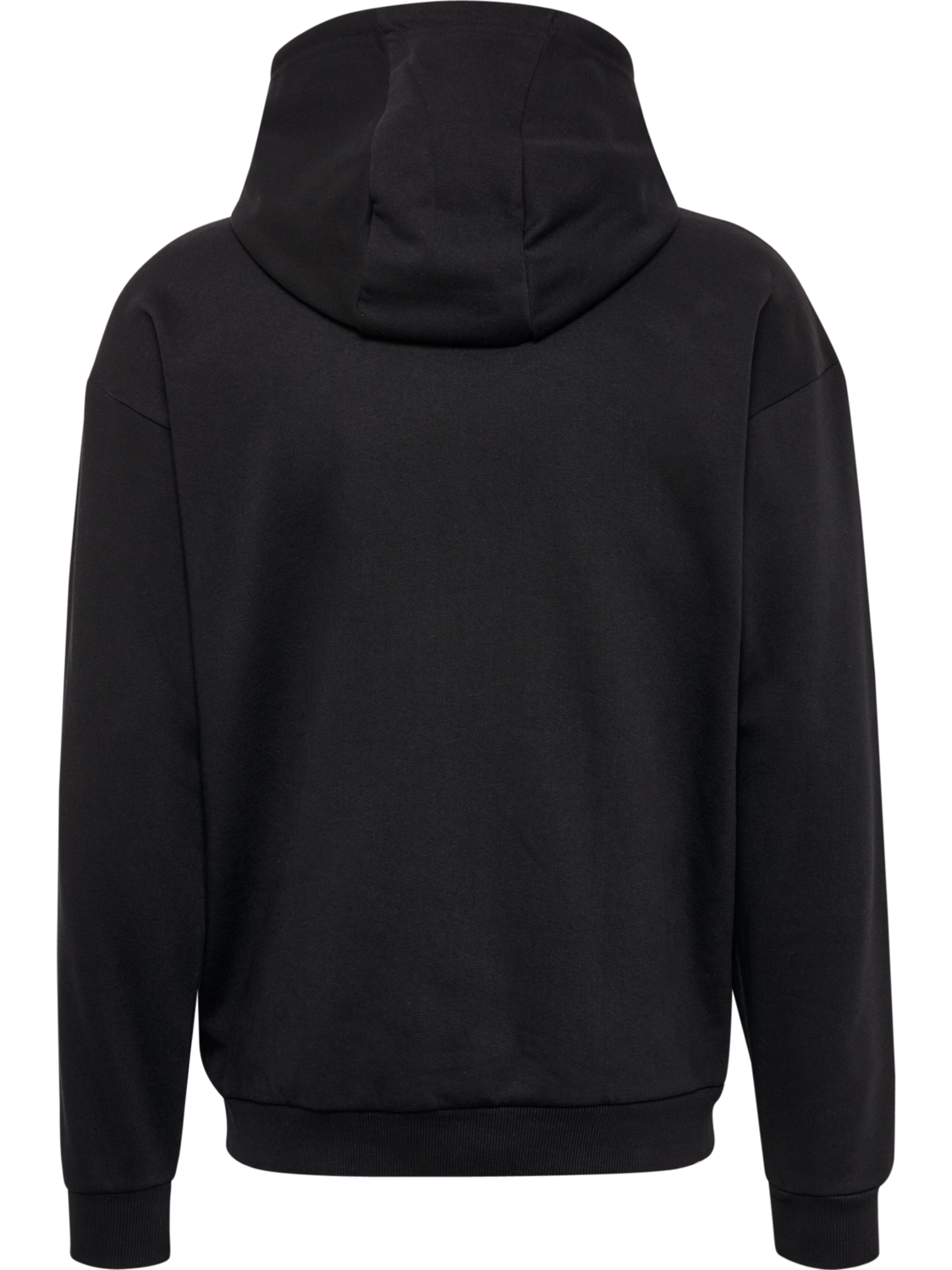 hmlFELIX LOOSE HOODIE, BLACK, packshot