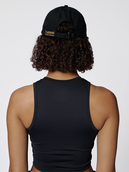 hmlSWARM COTTON CAP, BLACK, model
