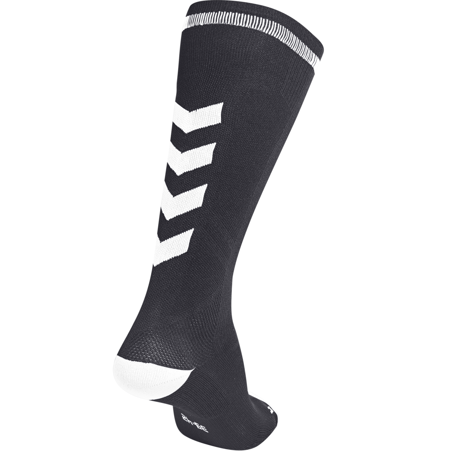 ELITE INDOOR SOCK HIGH, BLACK/WHITE, packshot