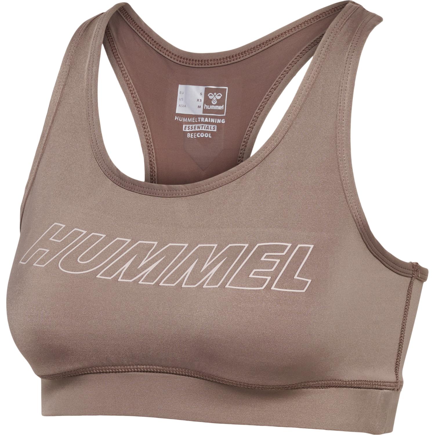 hmlTE TOLA SPORTS BRA, DRIFTWOOD, packshot