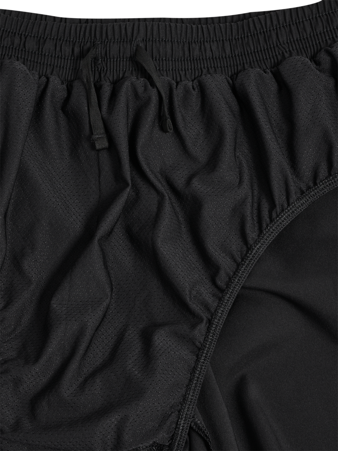 hmlRUN SHORTS, BLACK, packshot