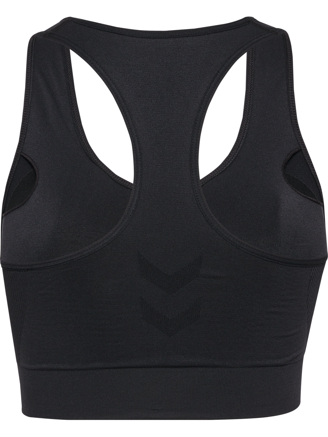 hmlTIF SEAMLESS PADDED SPORTS BRA, BLACK, packshot