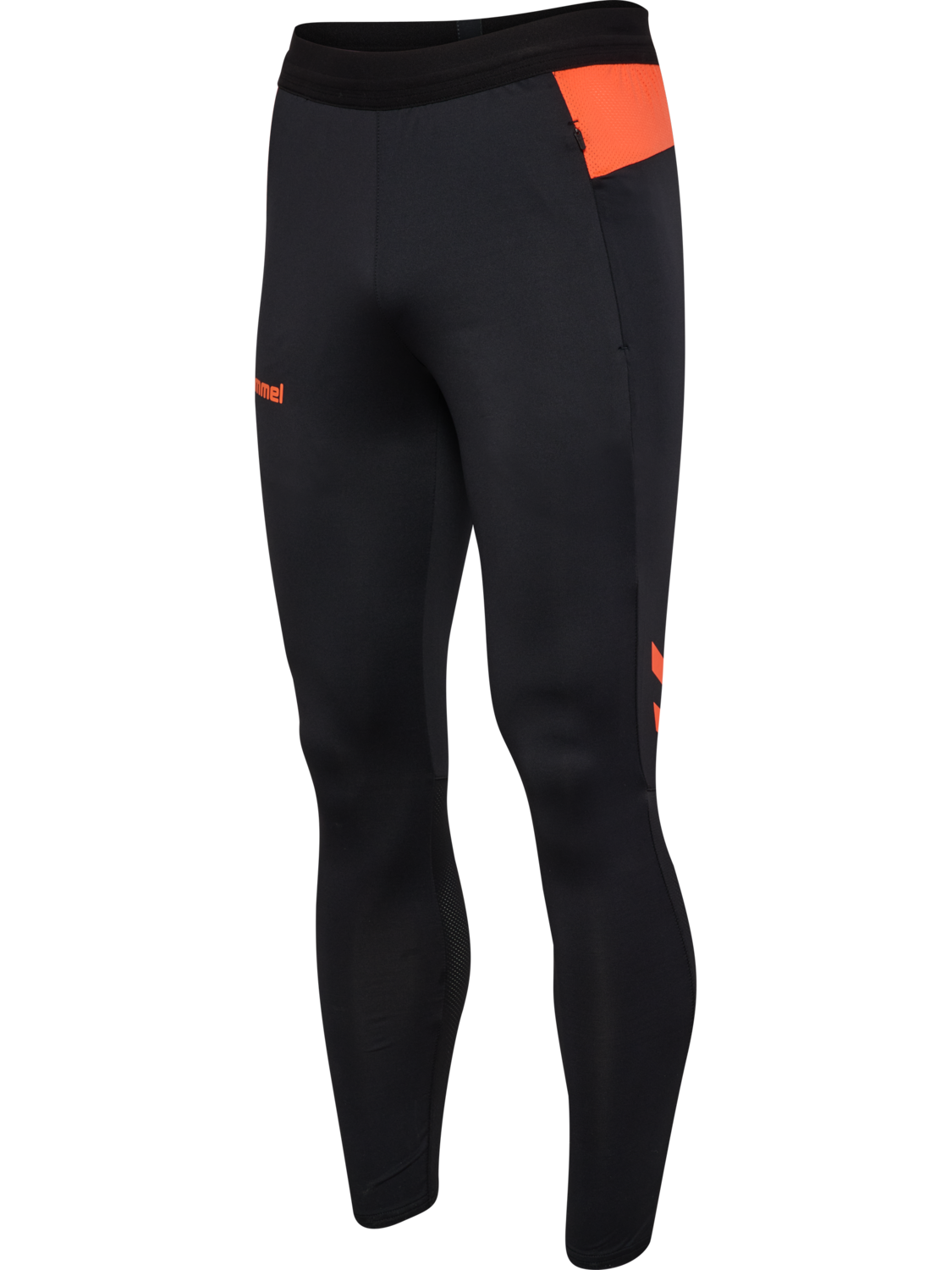 hmlBLAZE PRO TRAINING PANTS, BLACK/ORANGE, packshot