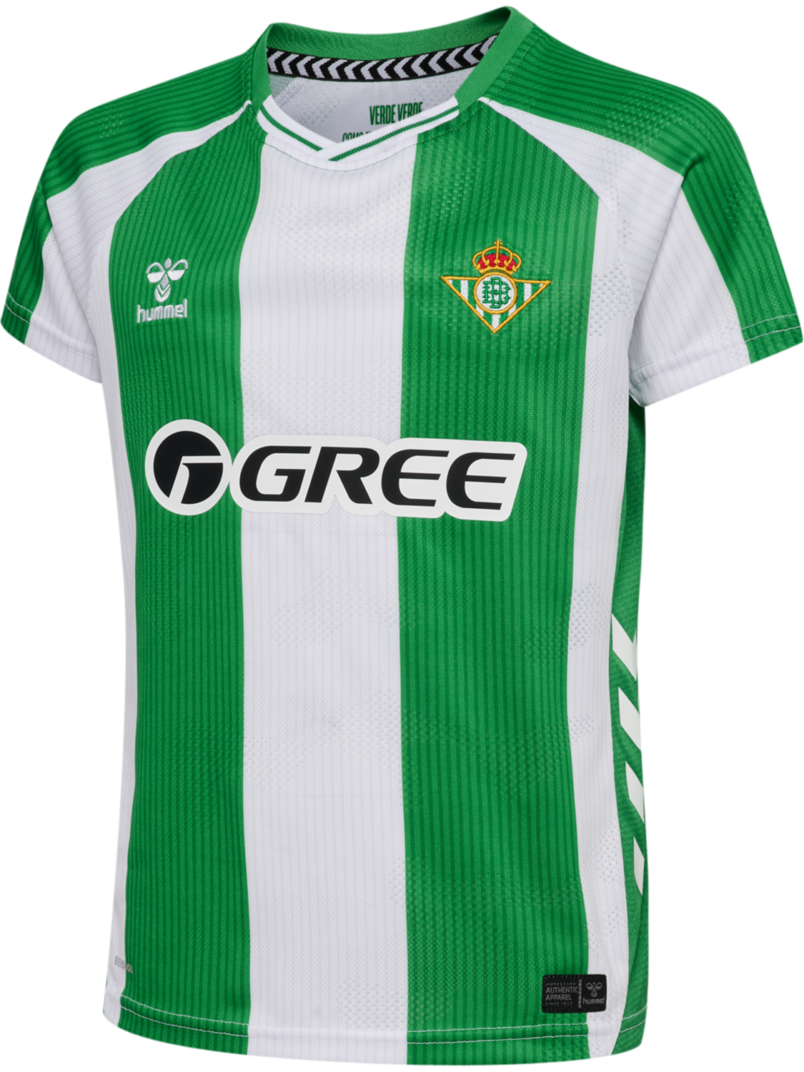 RBB 25/26 HOME JERSEY S/S KIDS, FERN GREEN/WHITE, packshot