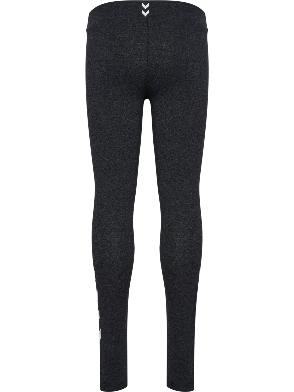 hmlJR LOGO TIGHTS, BLACK MELANGE, packshot