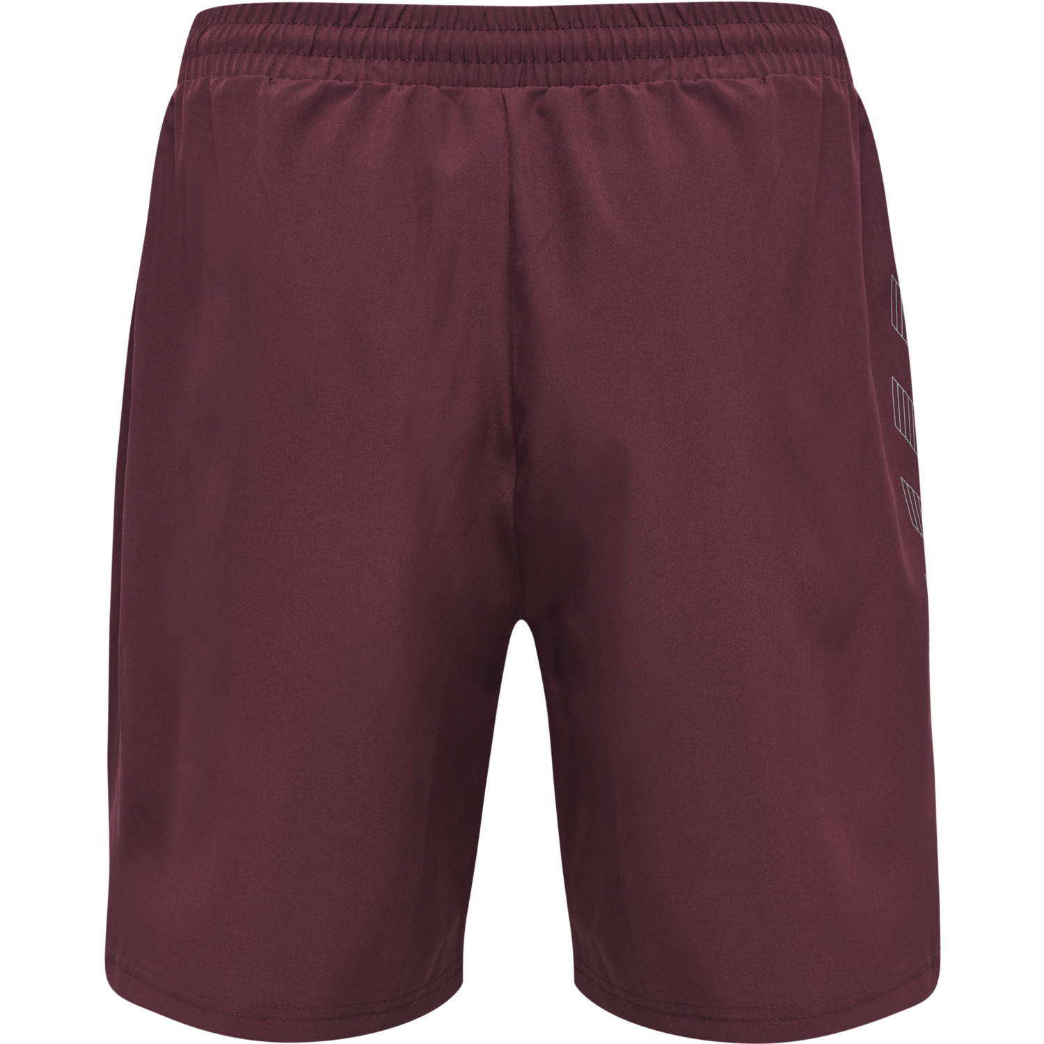 hmlMOVE GRID WOVEN SHORTS, GRAPE WINE, packshot