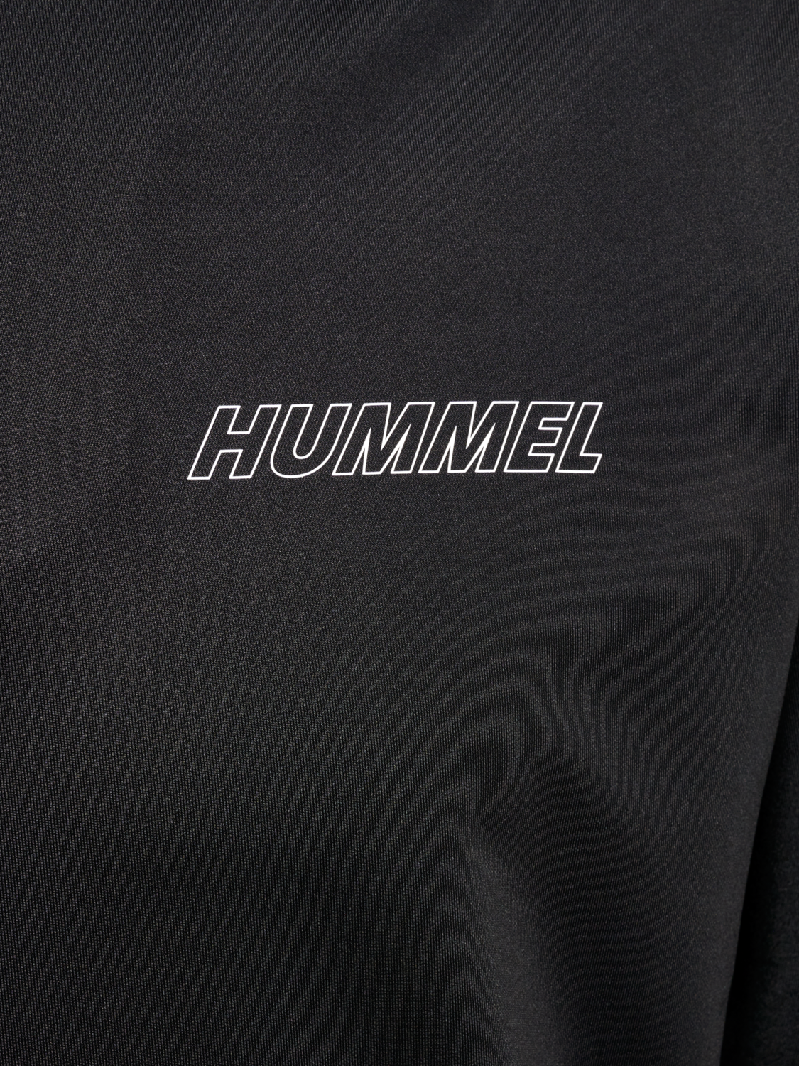 hmlTE STRENGTH PL HALF ZIP, BLACK, packshot