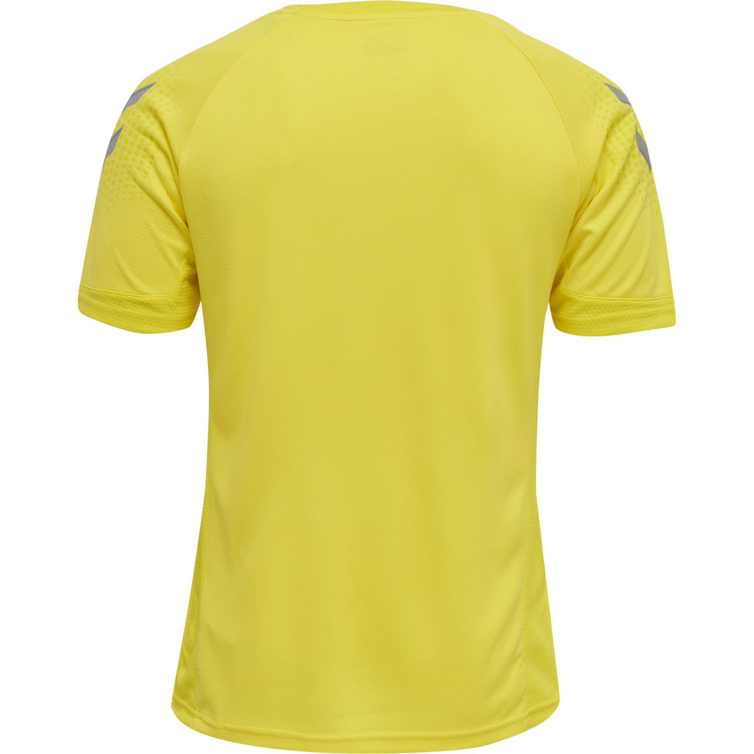 hmlLEAD S/S POLY JERSEY, BLAZING YELLOW, packshot