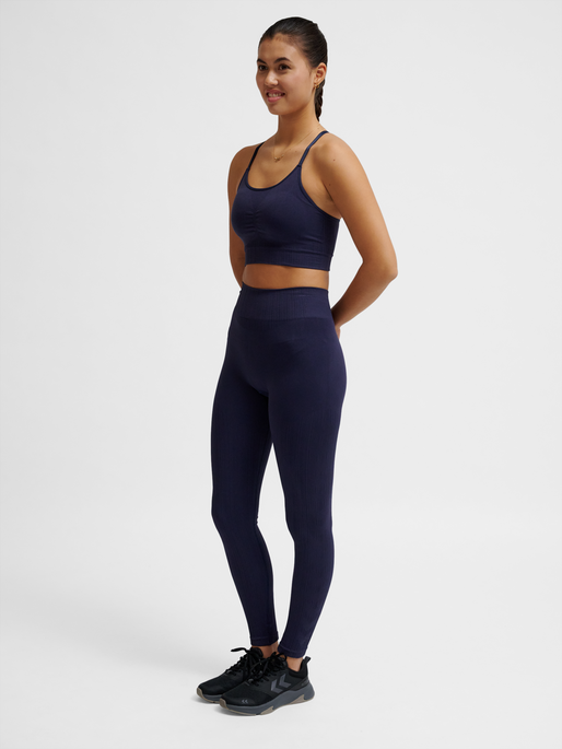 hmlMT DEFINE SEAML SCRUNCH TIGHTS, NIGHT SKY, model
