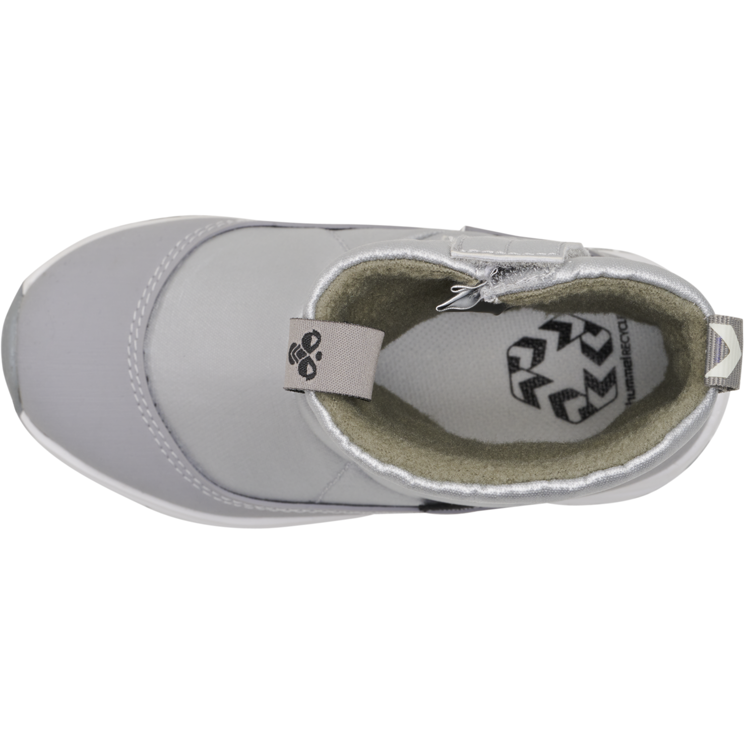 ROOT PUFFER RECYCLED TEX INFANT, SILVER, packshot