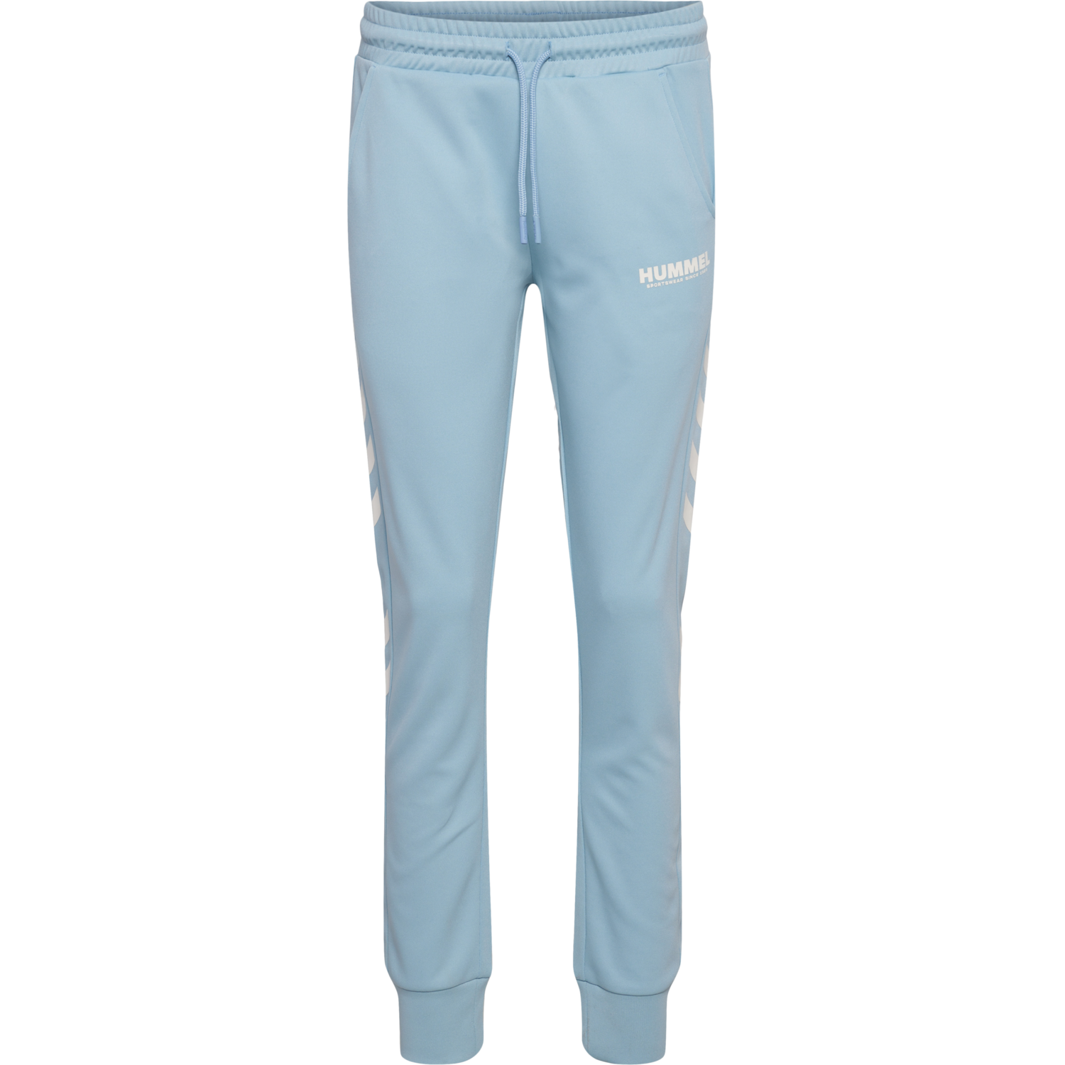 hmlLEGACY POLY WOMAN REGULAR PANTS, CELESTIAL BLUE, packshot