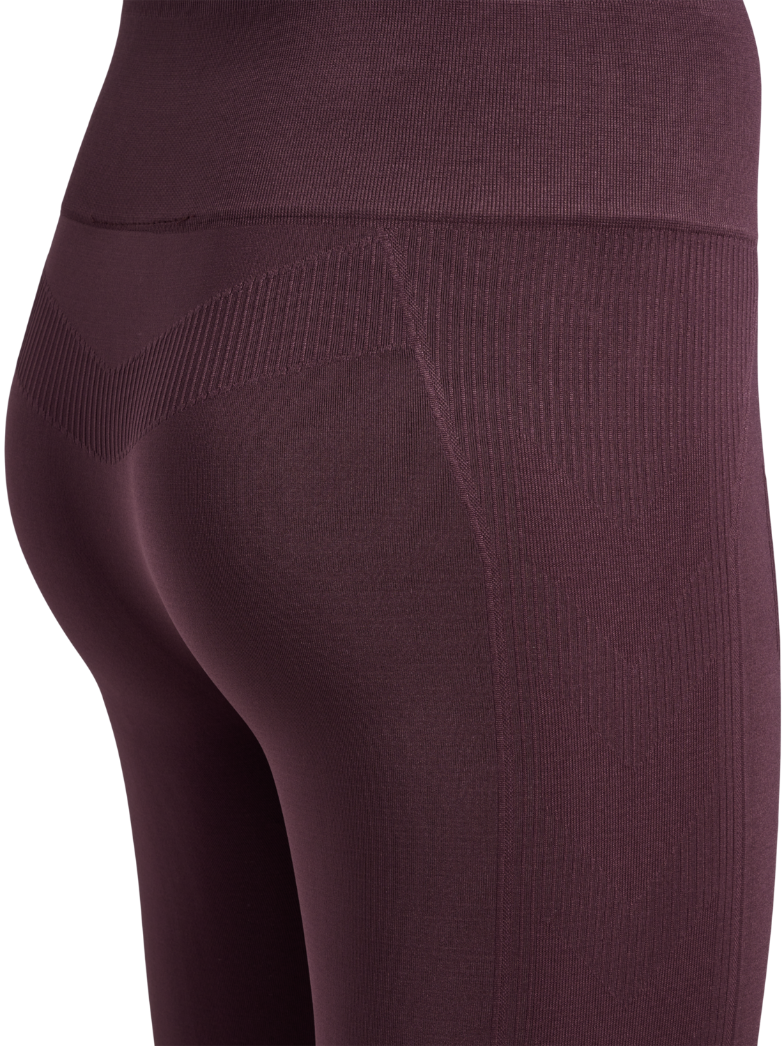 hmlTIF SEAMLESS HIGH WAIST TIGHTS, FUDGE, packshot