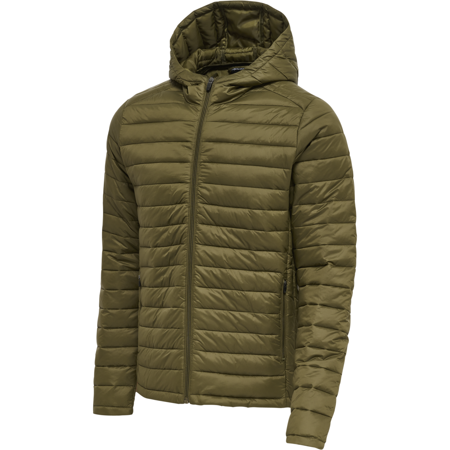 hmlRED QUILTED HOOD JACKET, DARK OLIVE, packshot