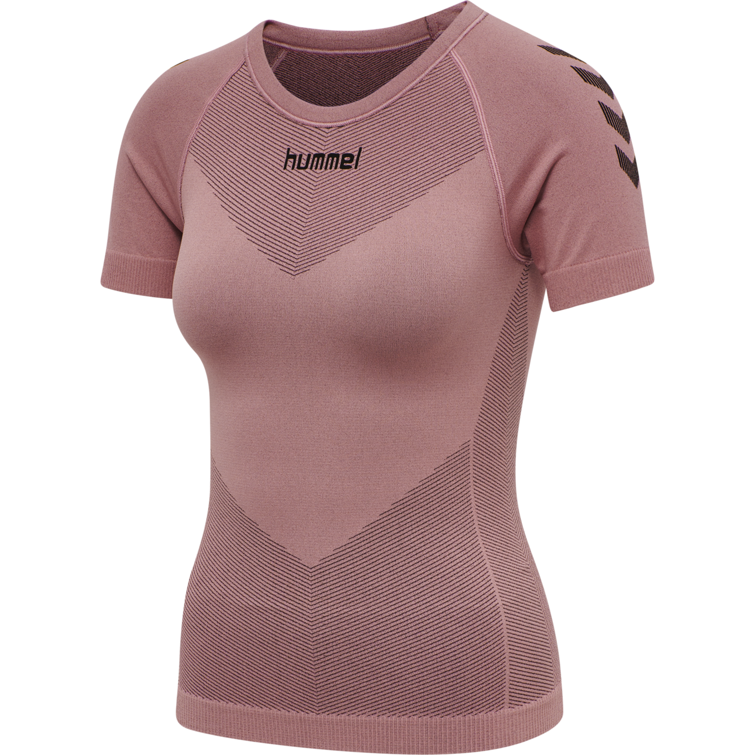 HUMMEL FIRST SEAMLESS JERSEY S/S W, DUSTY ROSE, packshot