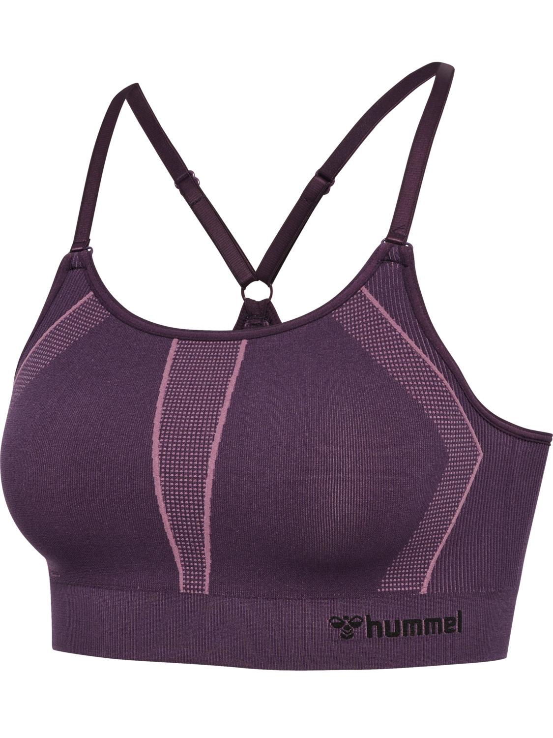 hmlMT POWER SEAMLESS SPORTS BRA, PLUM PERFECT, packshot