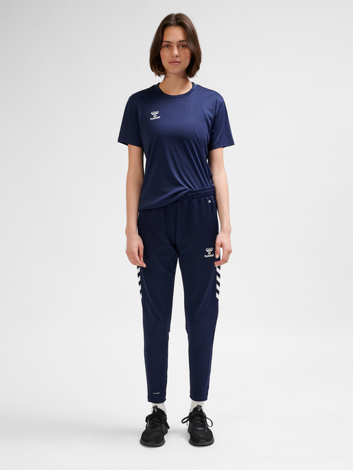 hmlCORE XK TRAINING PL PANTS WOMAN, MARINE, model