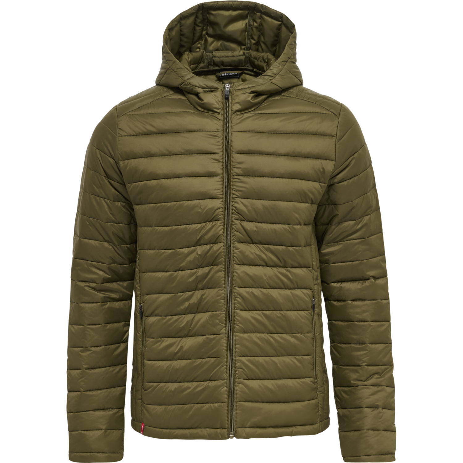 hmlRED QUILTED HOOD JACKET, DARK OLIVE, packshot