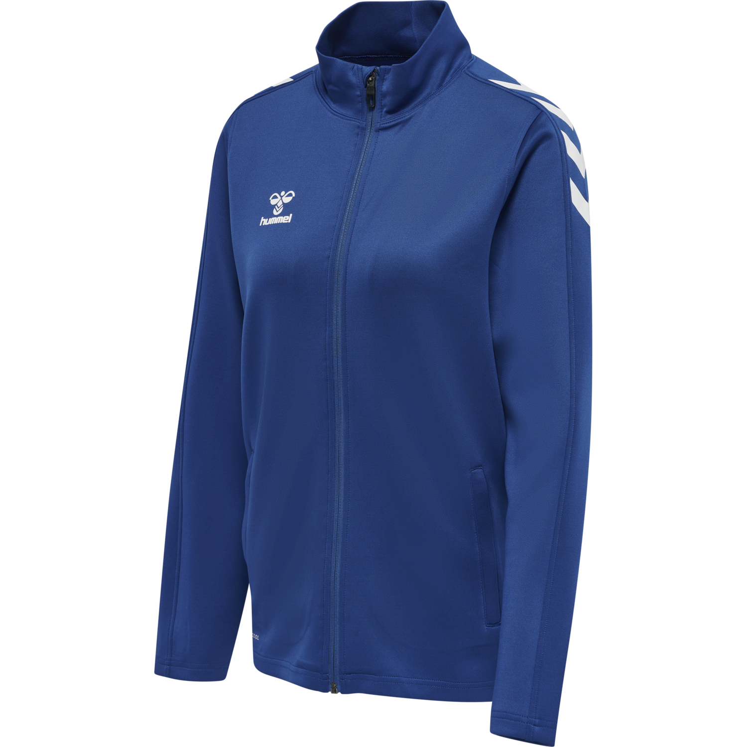 hmlCORE XK POLY ZIP SWEAT WOMAN, TRUE BLUE, packshot
