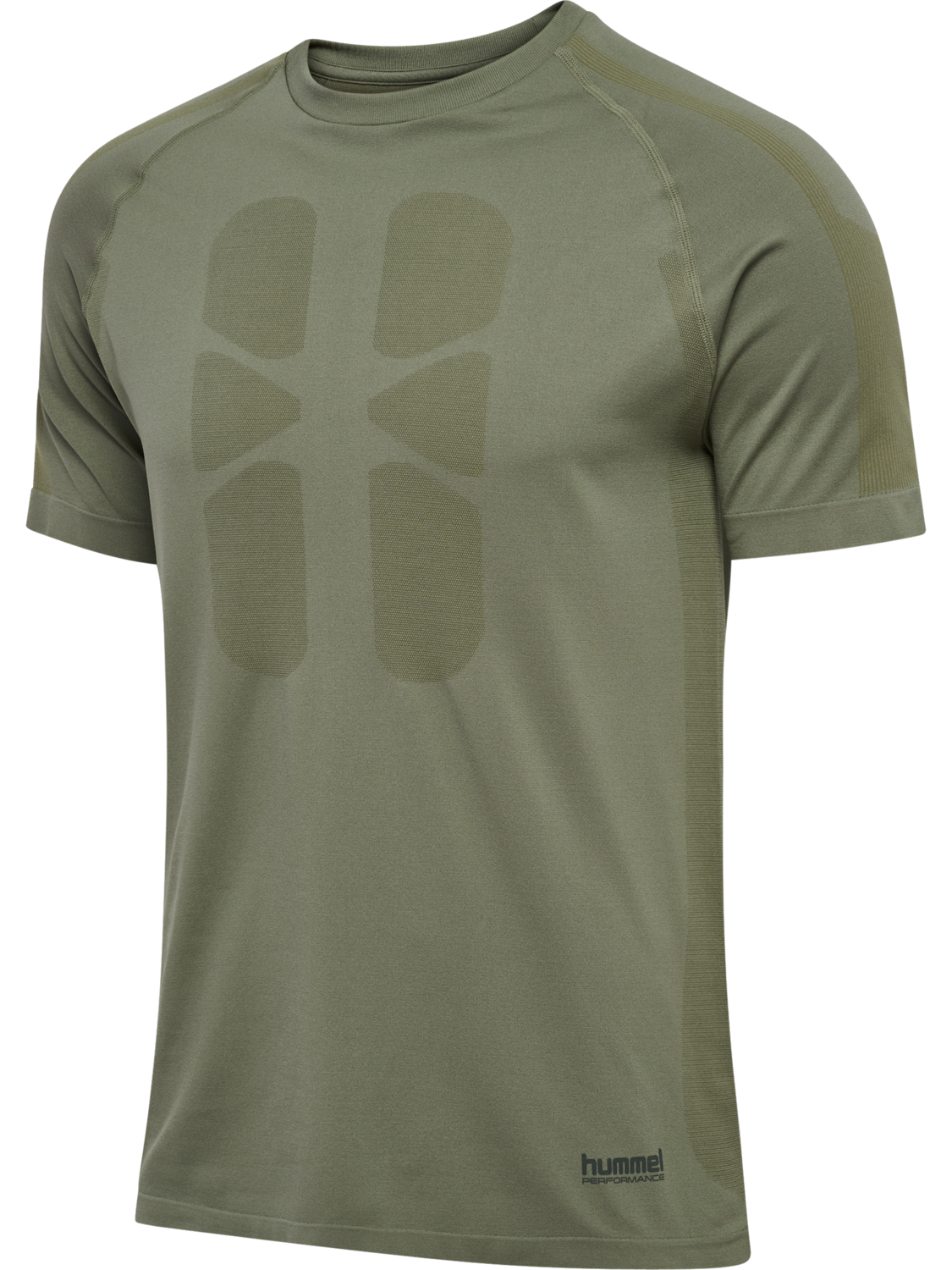 hmlHIIT SEAMLESS T-SHIRT S/S, DEEP LICHEN GREEN, packshot