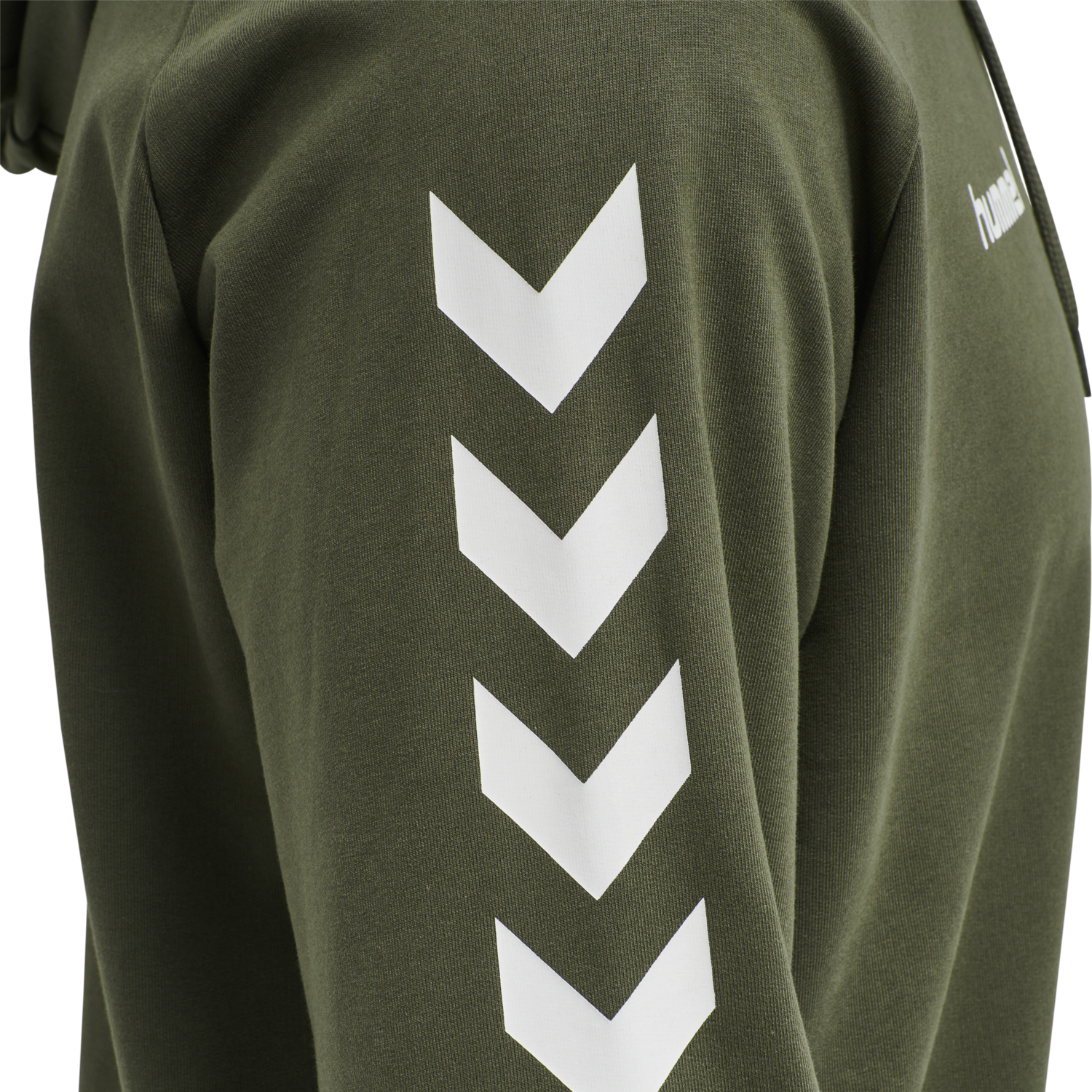 HMLGO COTTON HOODIE, GRAPE LEAF, packshot